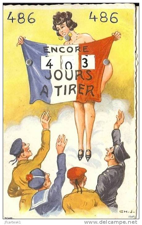 Th - Jean-CHAPERON - Calendriers Militaires Décomptant Les Jours - Système - Chaperon, Jean