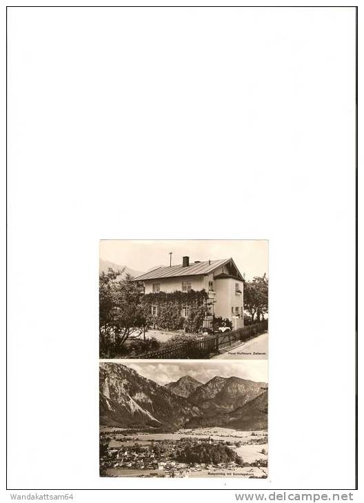 AK RUHPOLDING Mit Sonntagshorn Und Haus Hoffmann Zellerstr. -6.11.63 822 RUHPOLDING Nach Berlin NO 55 - Ruhpolding