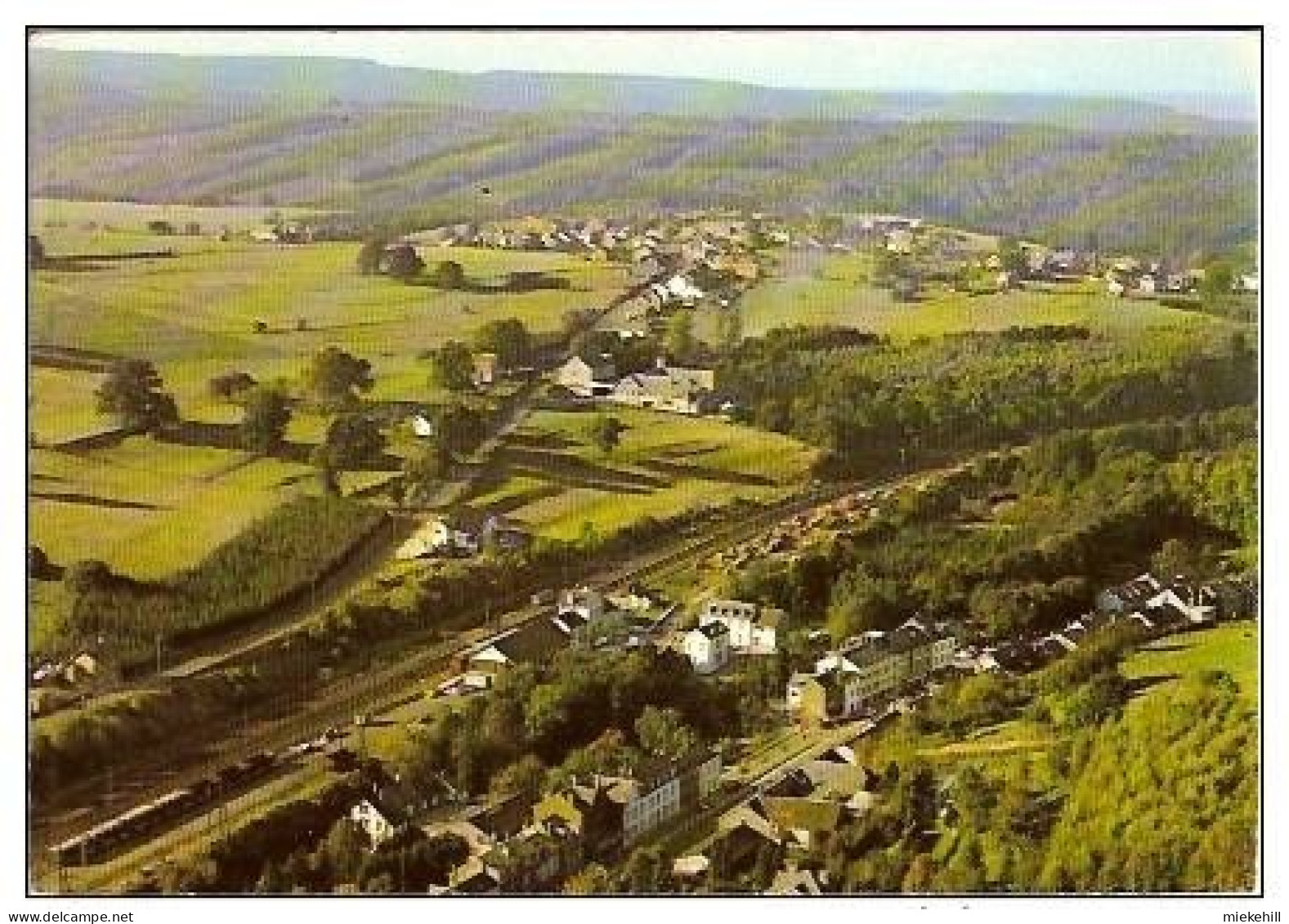 VIELSALM -VUE AERIENNE DE LA GARE - Vielsalm