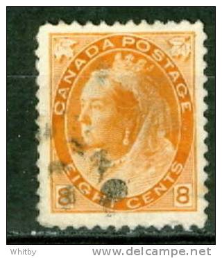 1898 8 Cent  Queen Victoria Numeral Issue  #82 - Oblitérés