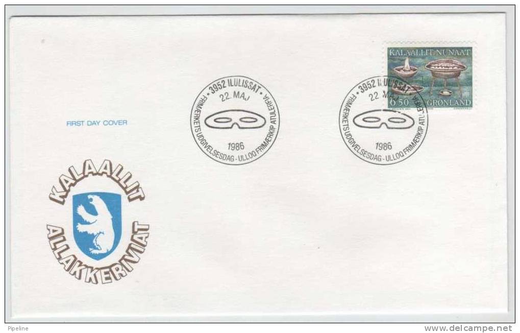 Greenland FDC 22-5-1986 Handicraft Kr. 6.5 With Cachet - Other & Unclassified