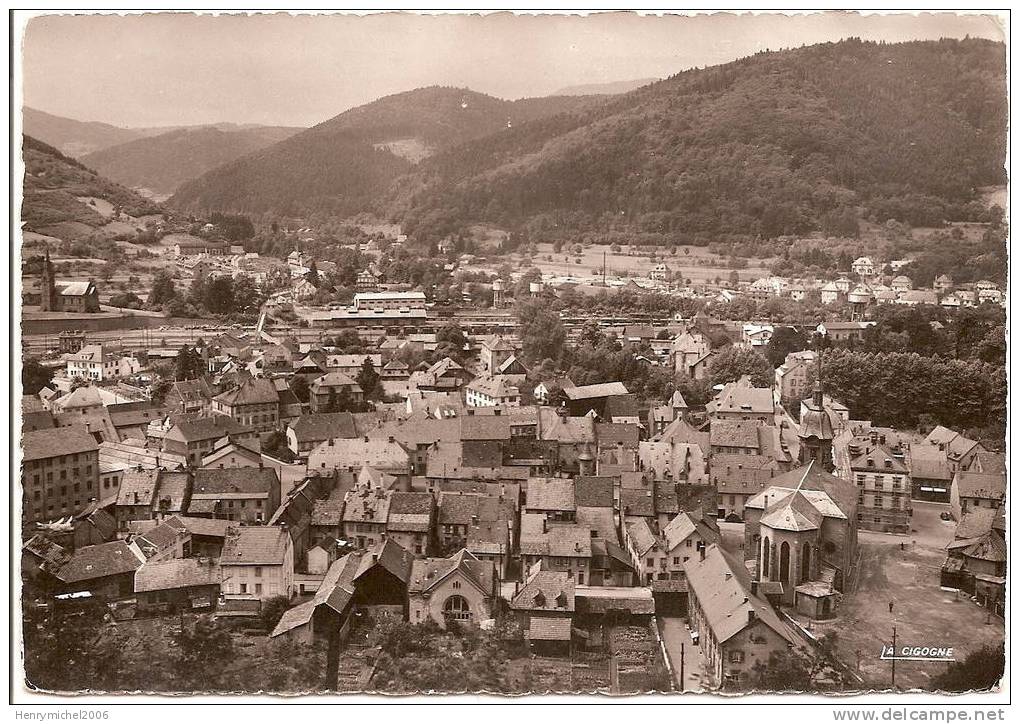 Cpsm Vue Aérienne  De  Schirmeck, Ed La Cigogne - Schirmeck