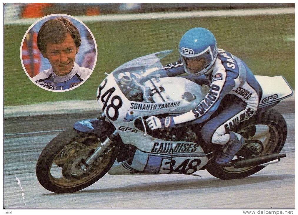 -  MOTOS - SPORTS - CHRISTIAN SARRON - TEAM GAUMOISE SONAUTO GPA 1979 - Moto