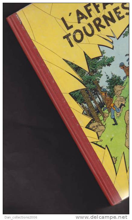 *TINTIN*L´AFFAIRE TOURNESOL*HERGE*1956* CARTONNE*B20 *VOIR DESCRIPTION* - Tintin