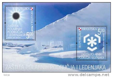 CROATIA - PROTECTION OF THE POLAR REGIONS AND GLACIERS - 2009 - Preserve The Polar Regions And Glaciers