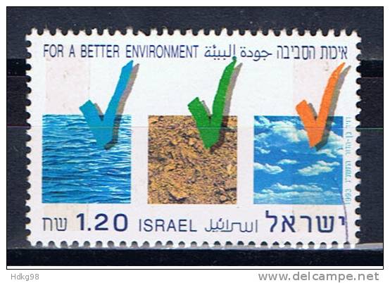 IL+ Israel 1993 Mi 1277 Jahr Der Umwelt - Oblitérés (sans Tabs)
