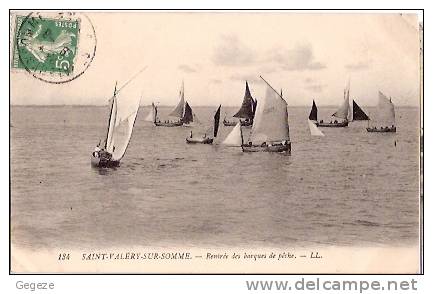 80 Saint-Valéry-sur-Somme Rentrée Des Barques De Pêche LL 134 - Nesle