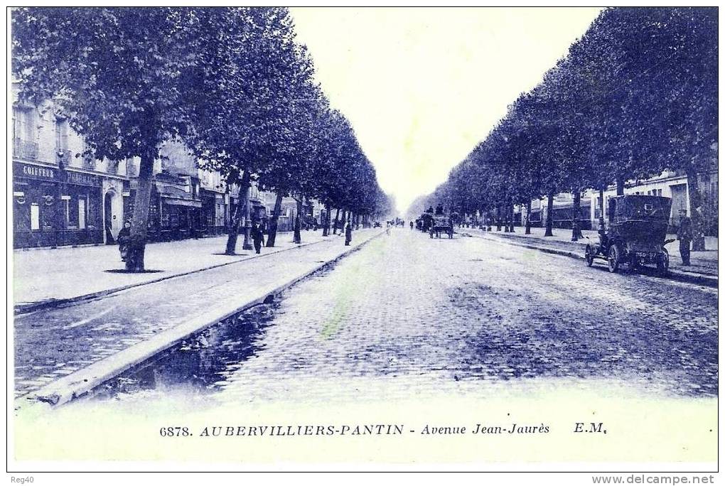 D93 - AUBERVILLIERS  PANTIN  -  Avenue Jean Jaurès - Aubervilliers