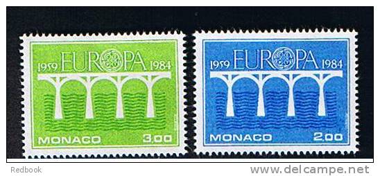 1984 MNH Stamps Europa Set Monaco France Interest - Ref 347 - Other & Unclassified
