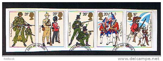 GB 1983 Army Set Fine Used Stamps Military Uniforms Theme - Ref 347 - Unclassified