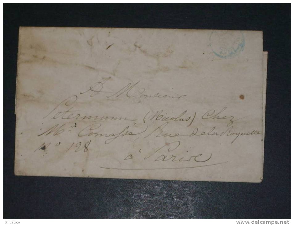 (668) France-old Stampless Cover - ....-1700: Precursores