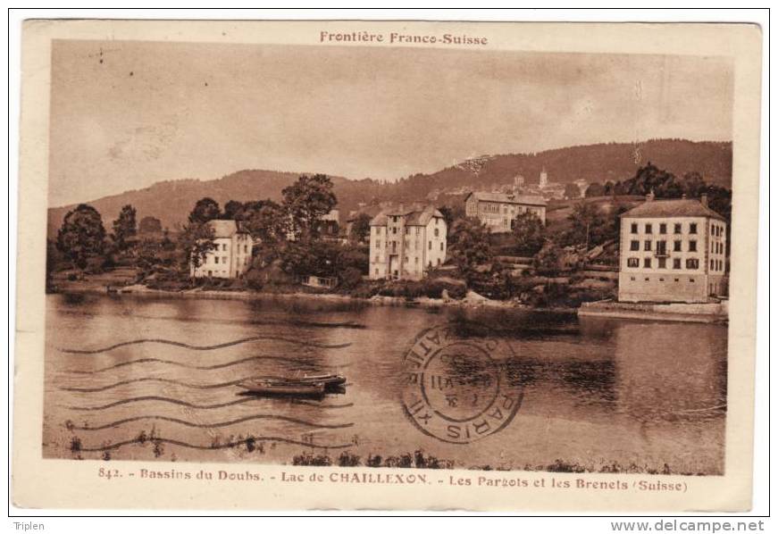 842 Bassins Du Doubs - Lac De Chaillexon - Les Pargots Et  Les Brenets (Suisse) - Autres & Non Classés