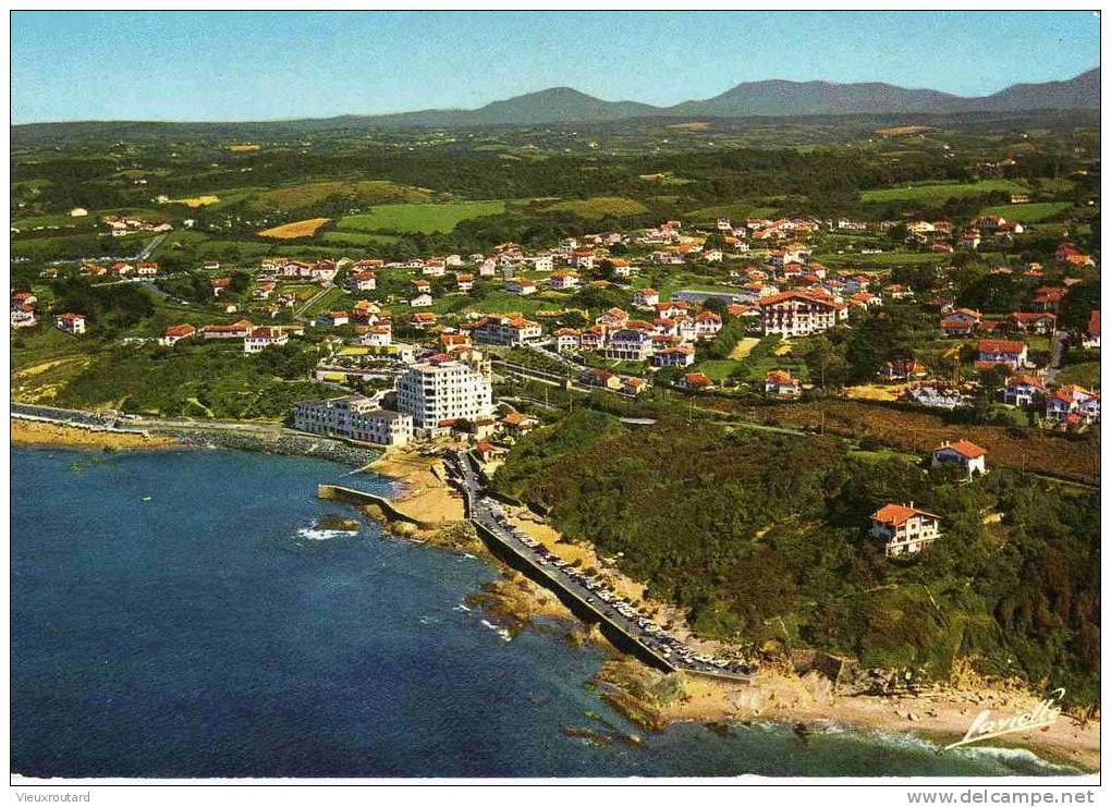 CPSM.  GUETHARY. VUE GENERALE. LE CASINO. LE PORT. - Guethary