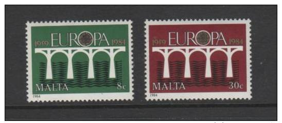 MALTA...MNH...complete Issue...1984...Scott #641-2 EUROPA - Malta