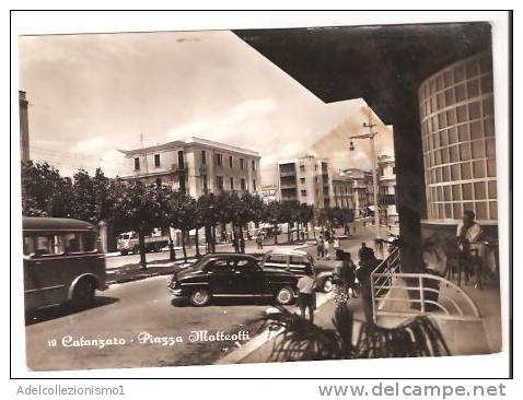 22493)cartolina Illustratoria Catanzaro - Piazza Matteotti - Catanzaro