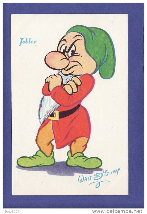 4038)  TOBLER  Chocolat  Nain Grincheux ( TTB état) - Andere & Zonder Classificatie