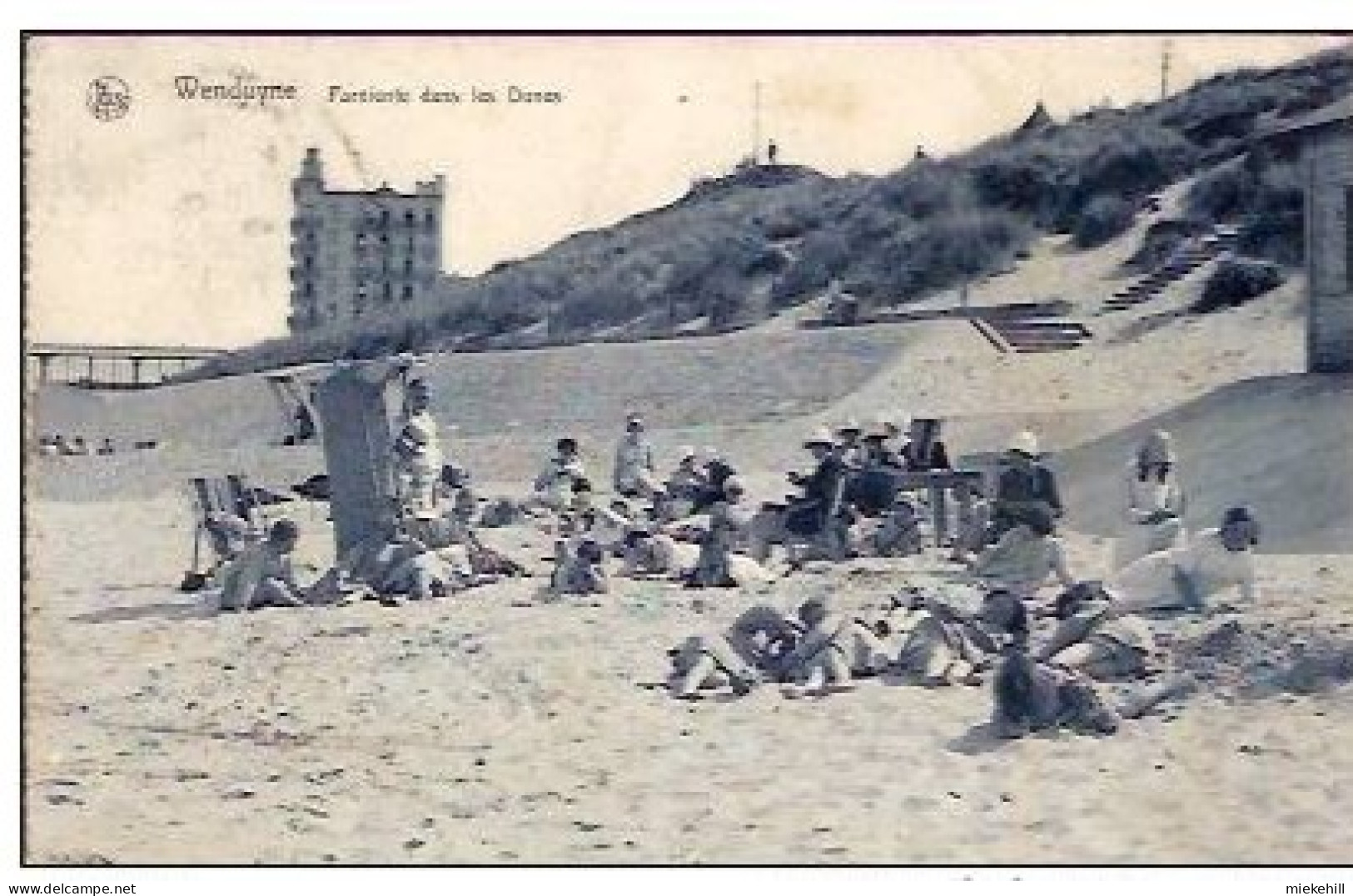 WENDUINE FARNIENTE DANS LES DUNES-religieuse Et Enfants-hôme-colonie Scolaire - Wenduine