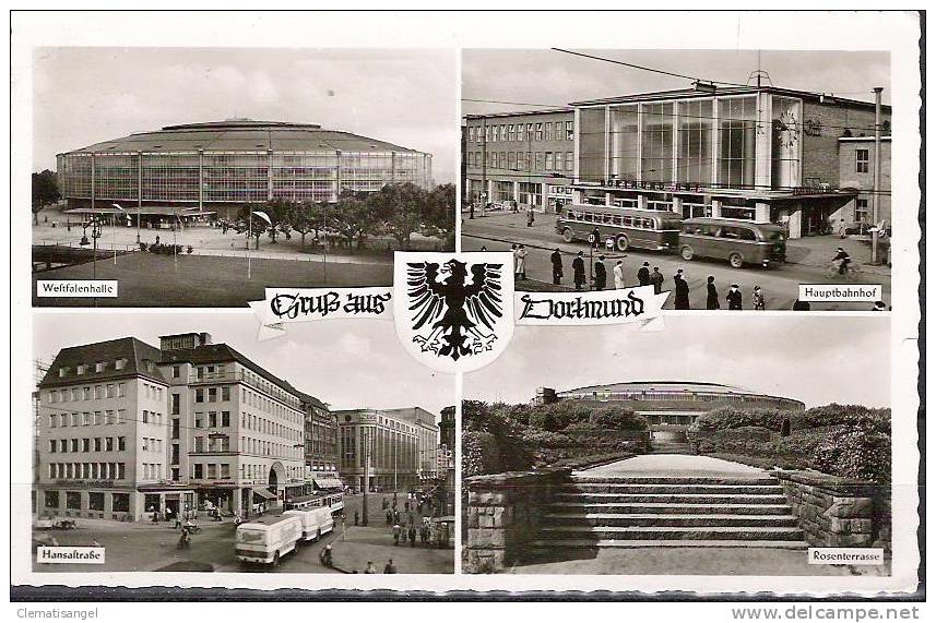 TOP!! GRUSS AUS DORTMUND VON 1954 VERSANDT 1961 *!! - Dortmund