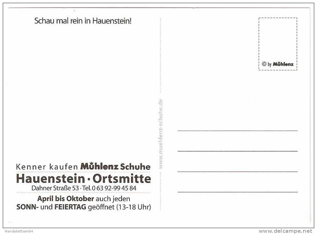 AK Hauenstein Mehrbildkarte 3 Bilder Mühlenz Schuhe Schönes Hauenstein Freizeitidylle Am Paddelweiher - Hauenstein