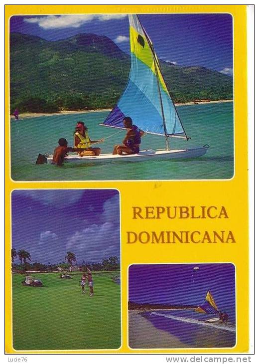 PLAYA DORADA - Puerto Plata  -    3 Vues  -  N° 104    -  Format  : 15.80 X  11 Cm - Dominican Republic