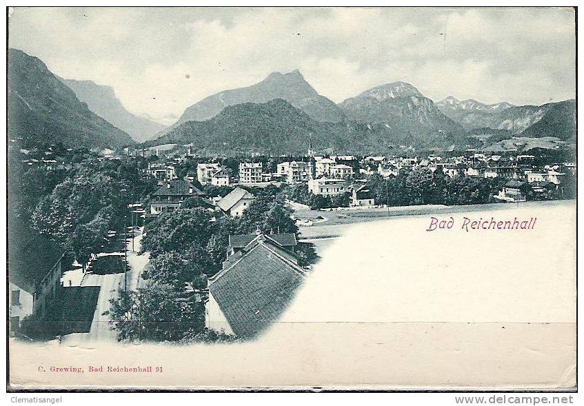 TOP!! BAD REICHENHALL * GESAMTANSICHT * 1905 *!! - Bad Reichenhall