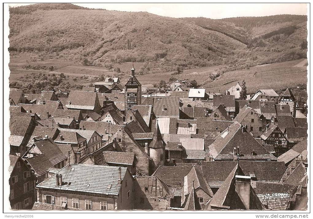 Cpsm  Vue Aérienne De Riquewher, Ed La Cigogne - Riquewihr