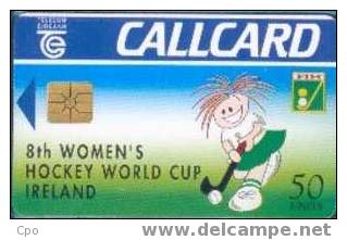 # IRELAND 1064 8th Women's Hockey Cup 50 Gem -sport-  Tres Bon Etat - Irland