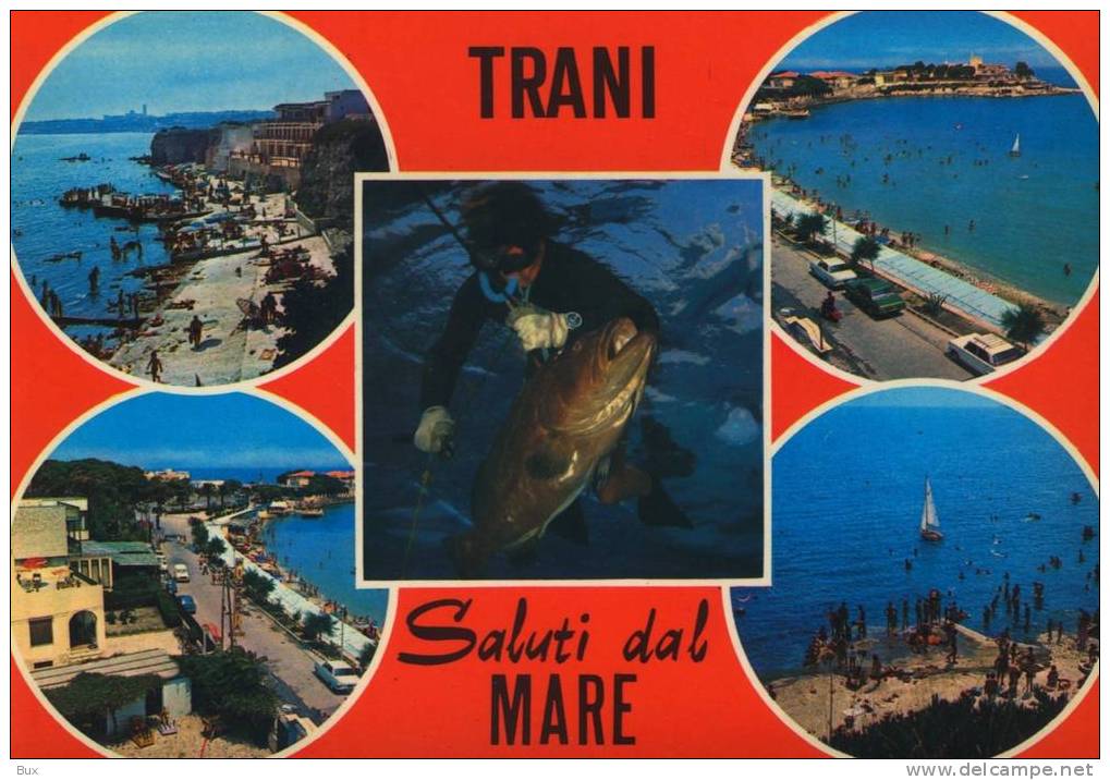 TRANI   BARI PUGLIA  NON VIAGGIATA  COME DA FOTO - Trani