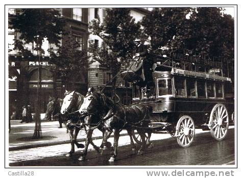 PARIS 1900 - Madeleine Bastille à Son Départ (reproduction) - Trasporto Pubblico Stradale