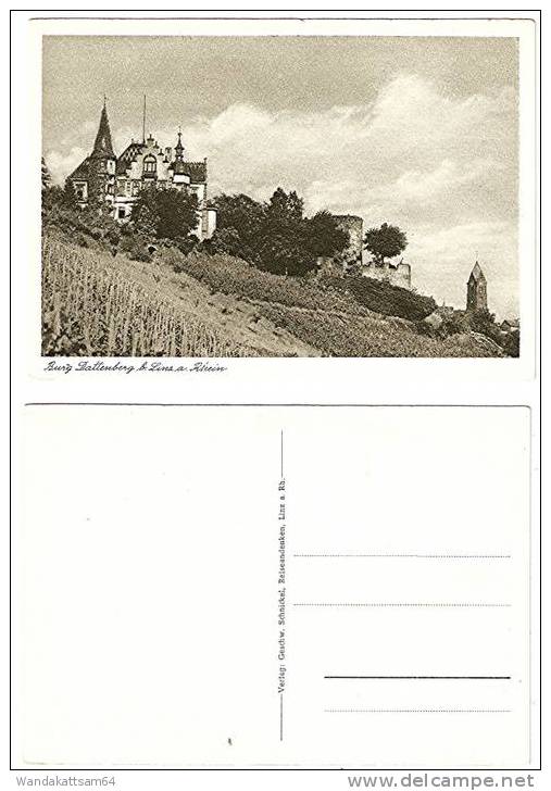 AK Burg Dattenberg Bei  Linz, Die „Bunte Stadt“ Am Rhein - Linz A. Rhein