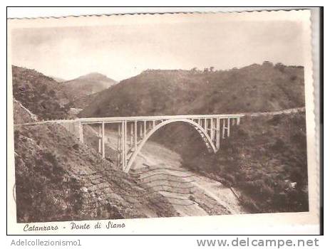 22219)cartolina Illustratoria  Catanzaro - Ponte Di Siano - Catanzaro