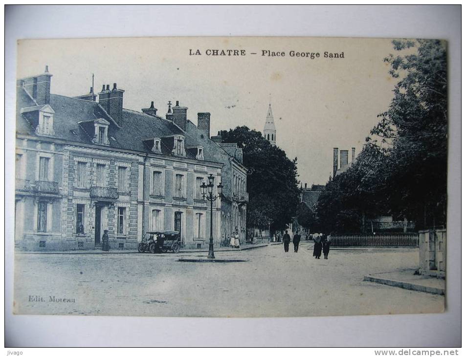 LA  CHÂTRE (Indre) : Place George SAND - La Chatre