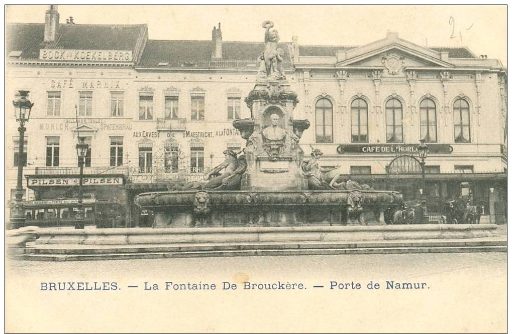 Bruxelles   La Fontaine De Brouckère  Porte De Namur   (3213) - Monuments, édifices