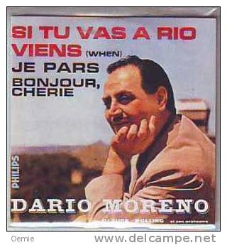 DARIO  MORENO    SI TU VAS A RIO  Cd Single - Autres - Musique Française