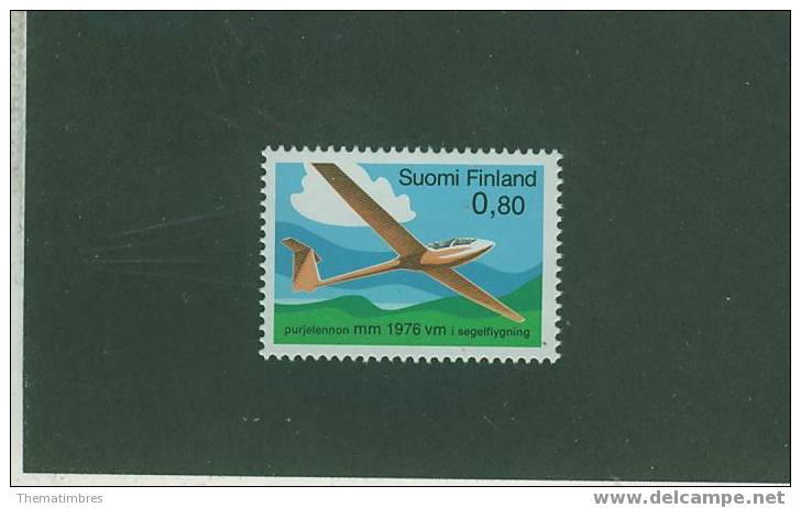 2S0168 Planeur Vol A Voile 743 Finlande 1976 Neuf ** - Other (Air)