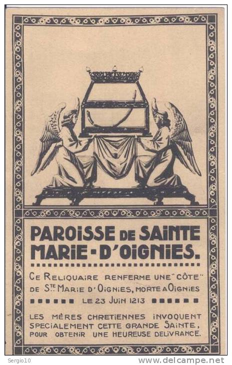 PAROISSE   DE  SAINTE  MARIE  -  D'  OIGNIES - Viroinval
