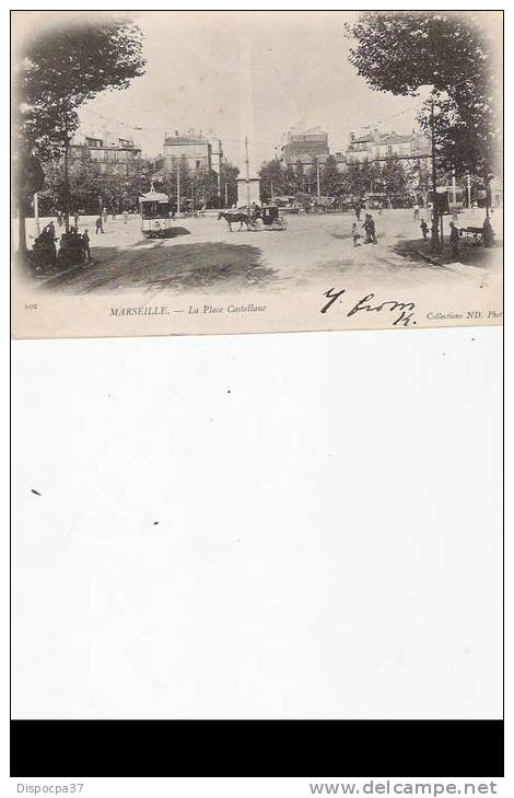 CPA-13 -BOUCHES DU RHONE- MARSEILLE  - Place Castellane - Castellane, Prado, Menpenti, Rouet