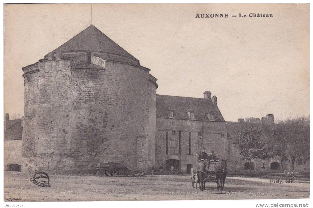 CPA -21 -COTE D´OR -  AUXONNE  - Le Chateau - 2 Scans - Auxonne