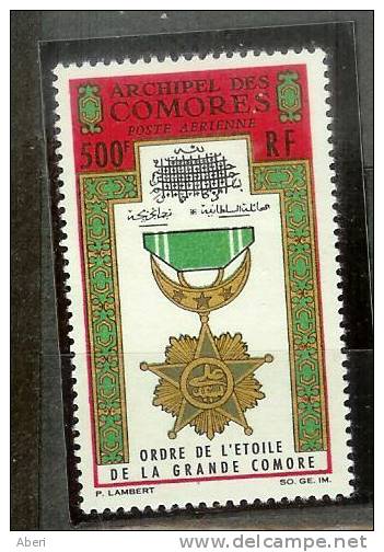 COMORES - PA 13** - ETOILE DE GRANDE COMORE - Luftpost