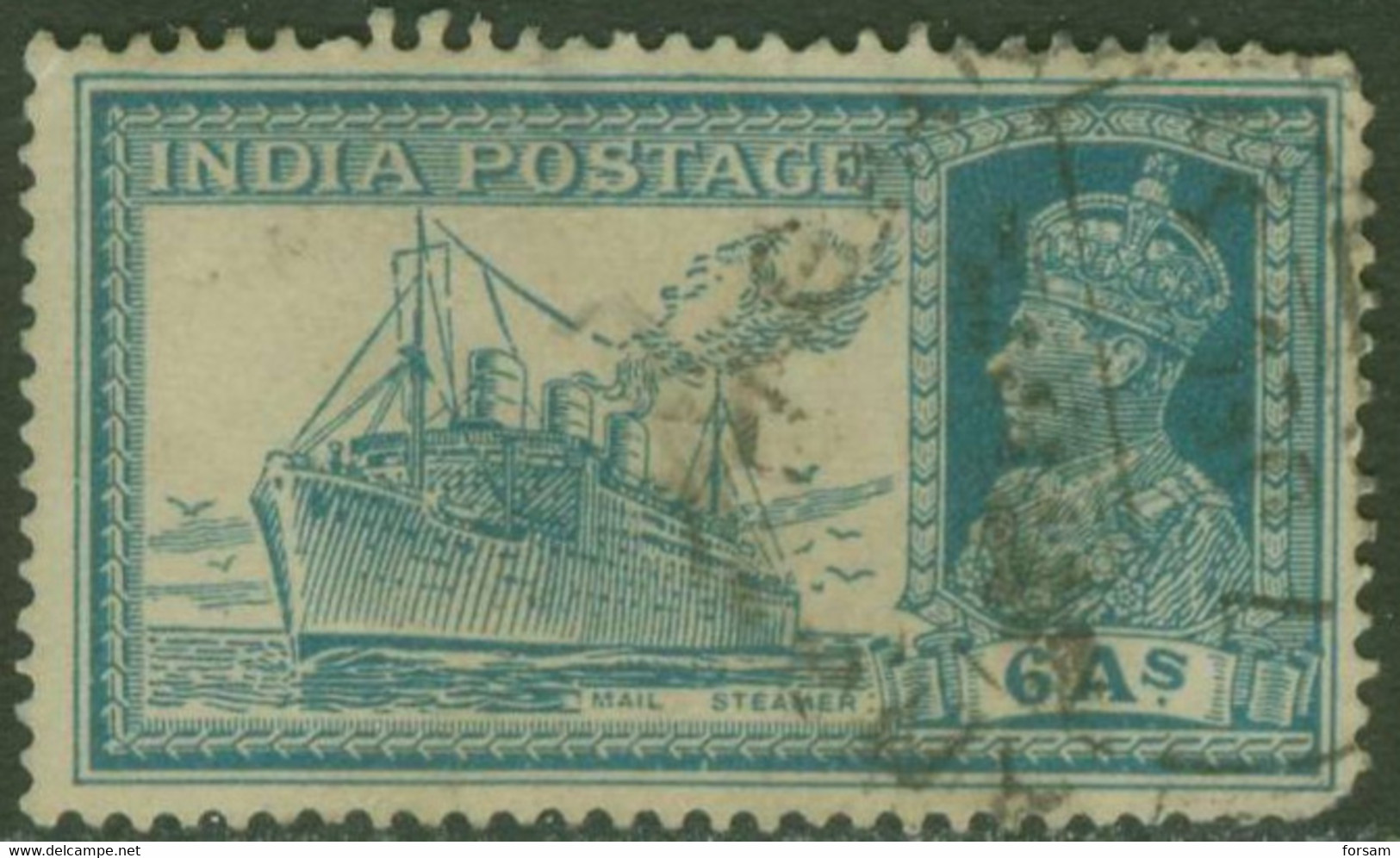 INDIA..1937..Michel # 155...used. - 1936-47 King George VI