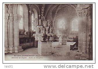 Dép 60 - St Leu D'Esserent - Saint Leu D'Esserent - Intérieur De L'église - Stalle Du Chapitre  - Bon état - Autres & Non Classés