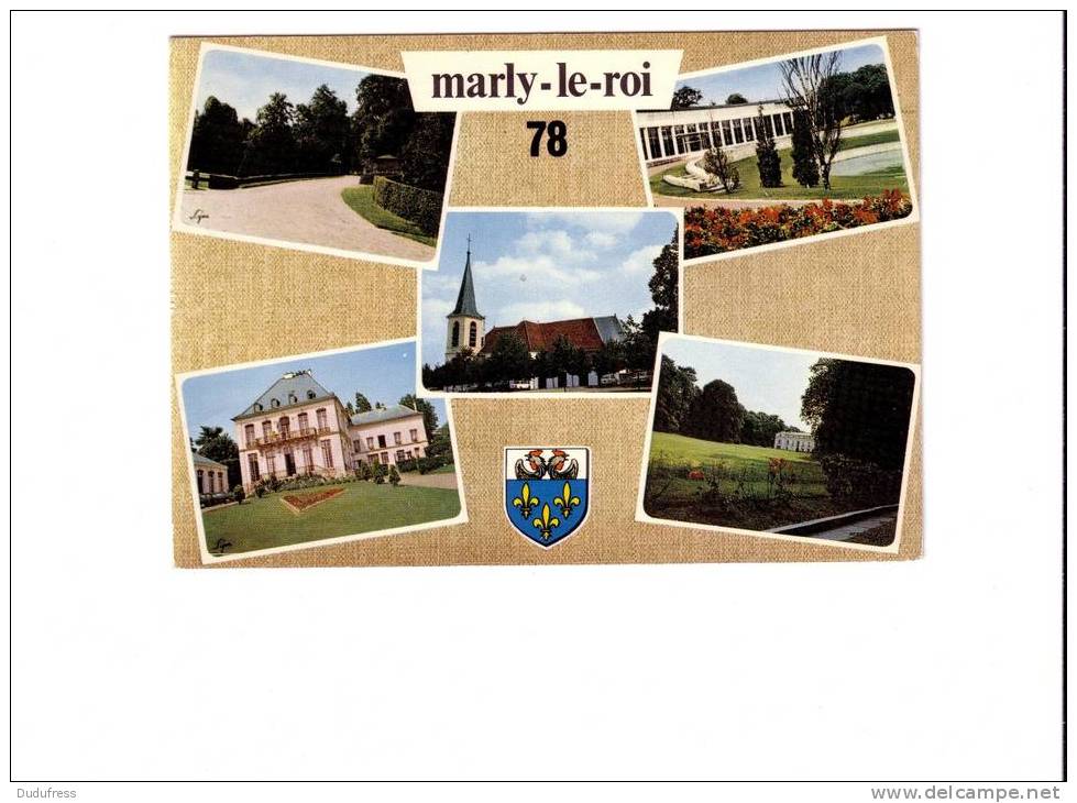 MARLY LE ROI      CARTE MULTIVUES - Marly Le Roi