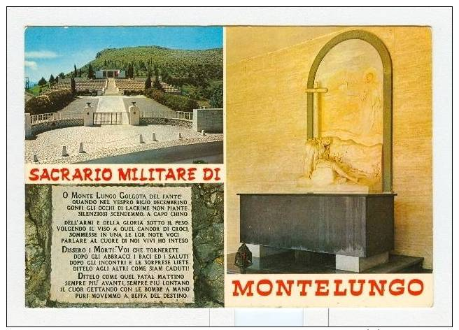 Sacrario Militare Di MONTELUNGO 1943/1945,vedute-NV - Uniformi