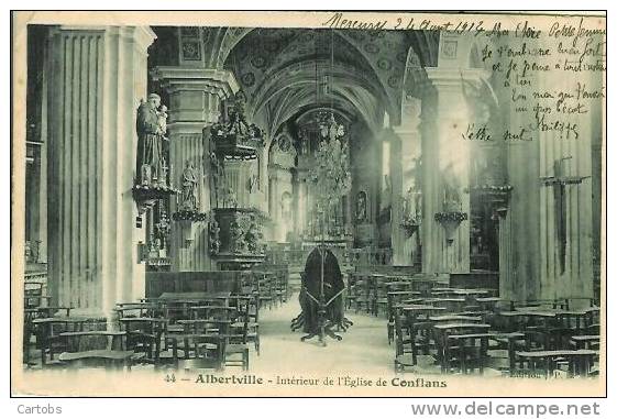 73 ALBERTVILLE Intérieur De L'Eglise De Conflans - Albertville