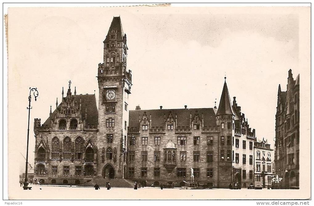 D - S - Saarbrücken - Rathaus - CAP / Coll. P. Krämer N° E 45 (gelaufen / Circulée 1949) - [St. Johann] - Saarbruecken