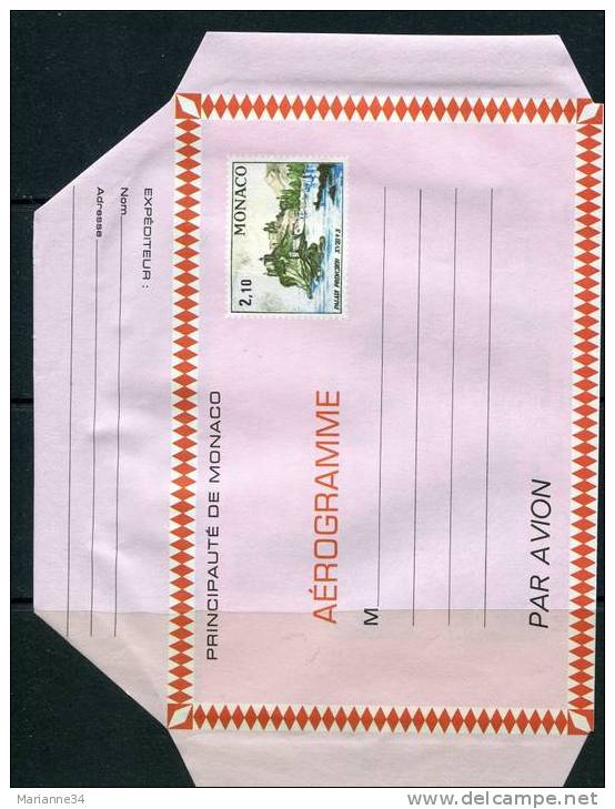 Monaco 1980-aérogrammes-YT 504**- - Postal Stationery