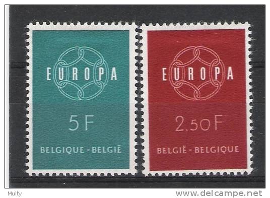 Belgie OCB 1111 / 1112 (*) - 1959