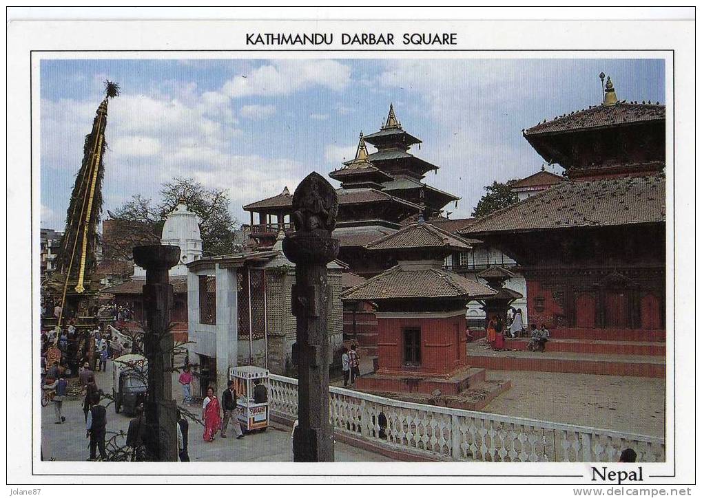 CPM      TIBET         TEMPLES OF KATHMANDU    DURBAR SQUARE       1993 - Tíbet