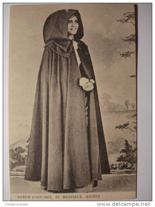 7243 AÇORES AZORES  S. MIGUEL COSTUMES MICHAELENSES  PORTUGAL   YEARS / AÑOS  1910 - Açores