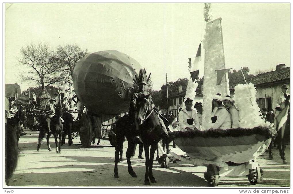 D40 - CARTE PHOTO  - CORSO FLEURI - Serait Située à AIRE SUR ADOUR - Aire